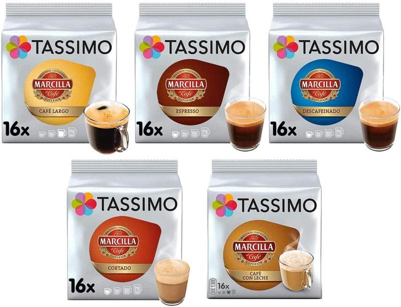 Packs de Cápsulas Tassimo Baratas 2022 | Mejores Precios y Ofertas